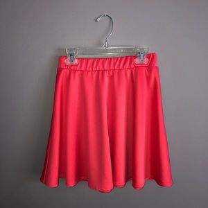 Coral loose skirt